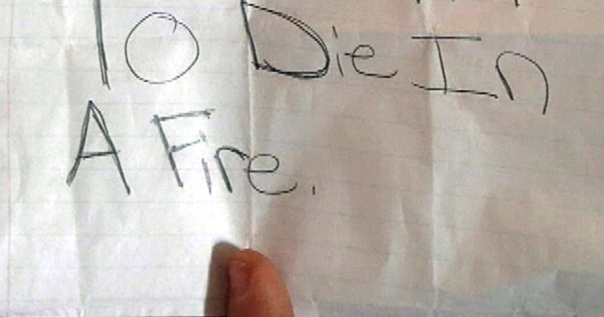 Is a fake 'suicide note' a suitable punishment?