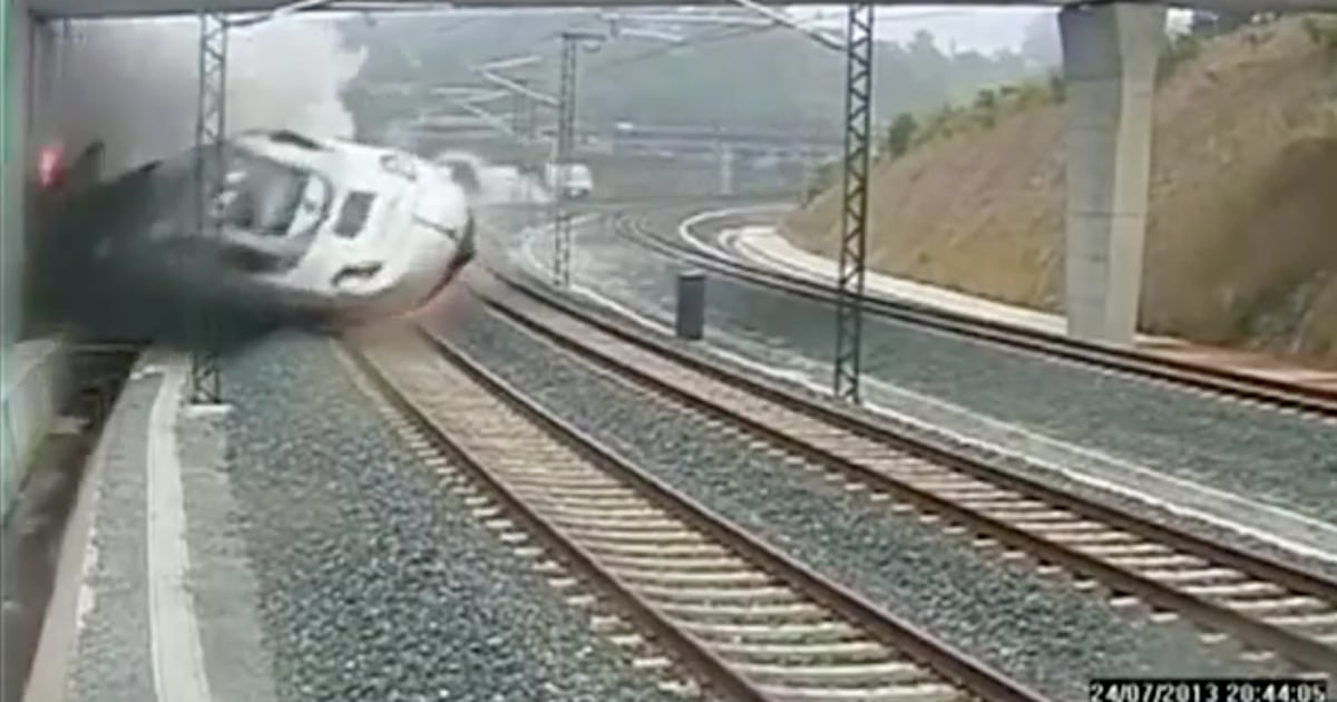 Video Shows Deadly Train Crash In Spain