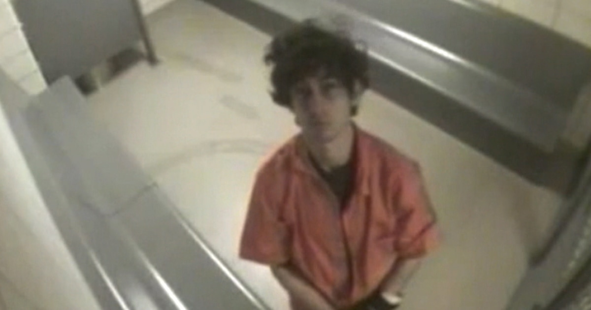 of Tsarnaev making obscene gesture released