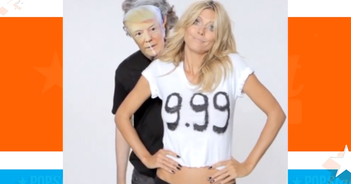 Heidi Klum trumps Donald Trump’s ‘no longer a 10’ insult