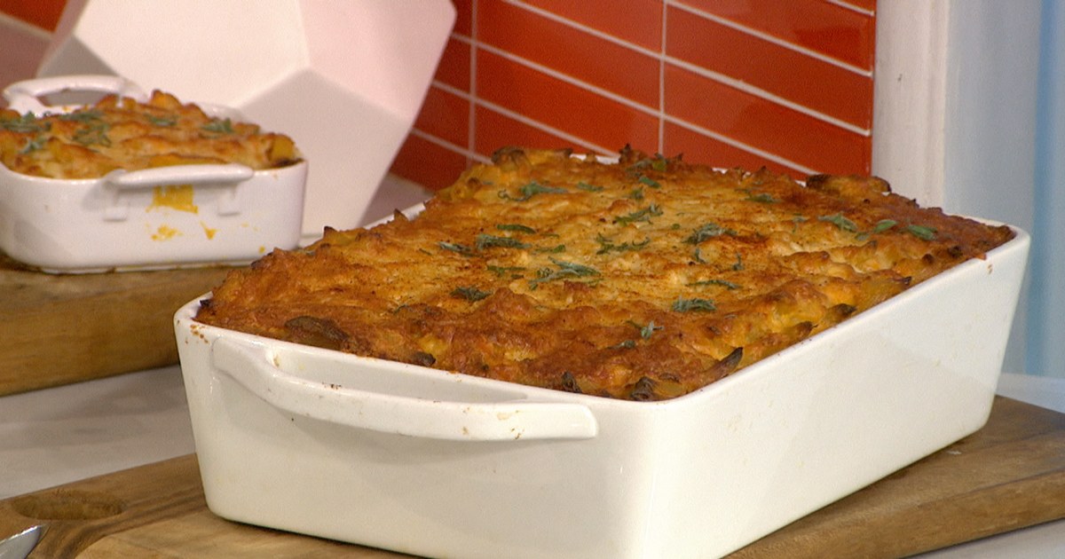 Make Nigella Lawson’s sweet potato macaroni and cheese