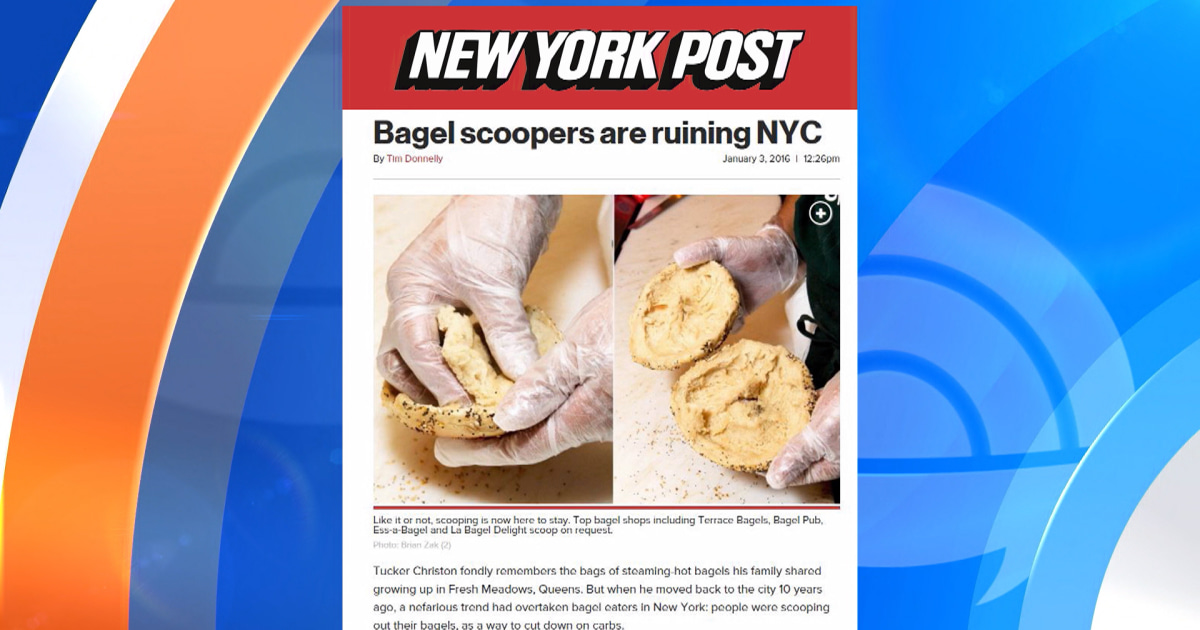 What is ‘bagel scooping,’ and why is it ruining NYC?