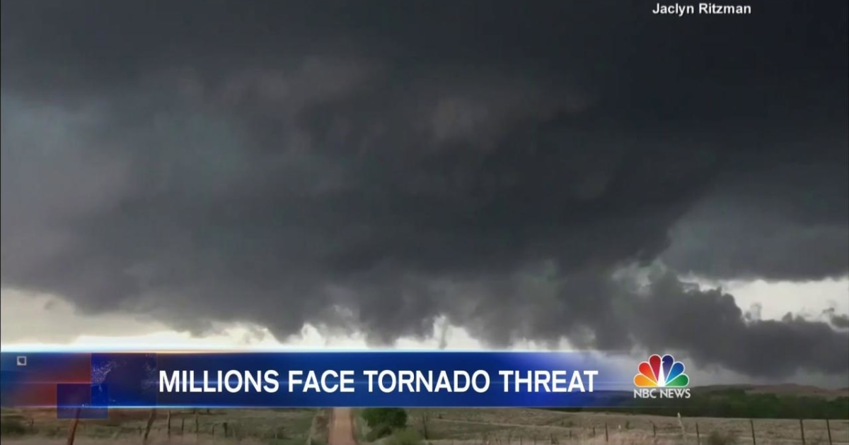 Nearly 18M in U.S. at Risk for Large Hail, Damaging Winds, Tornadoes