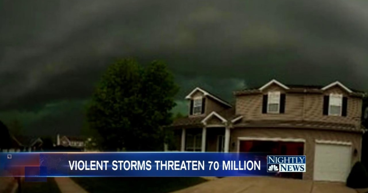 70M Americans Face Severe Weather Threat Across Central U.S.