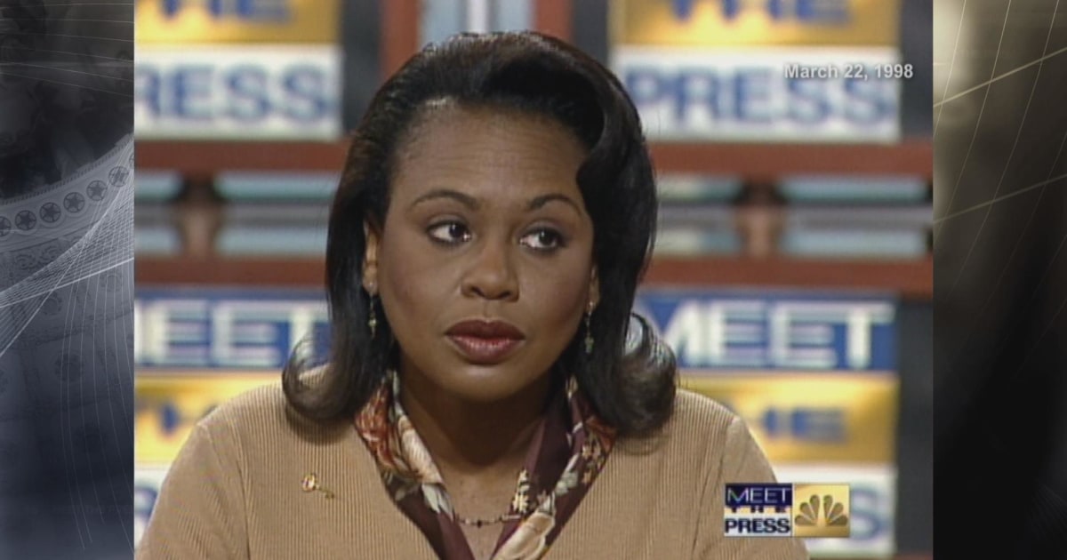 Flashback: Anita Hill Joins Tim Russert in 1998