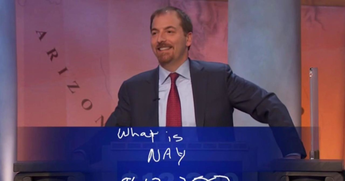 Chuck Todd makes a power play on Jeopardy