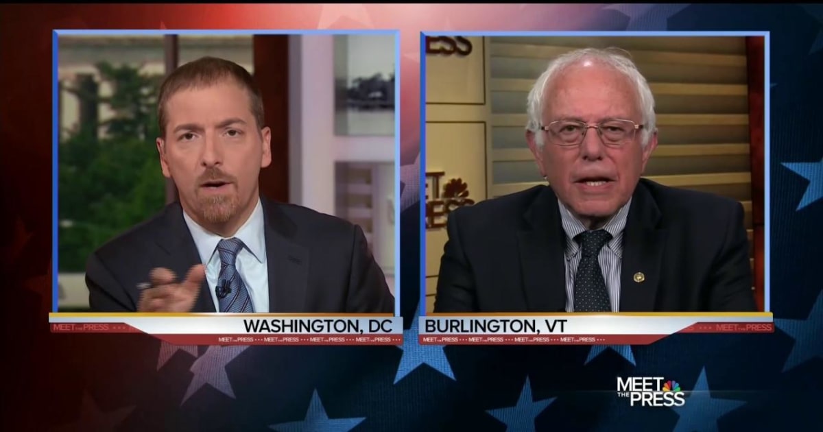 Full MTP Interview Sanders on Orlando Shooting and His Presidential