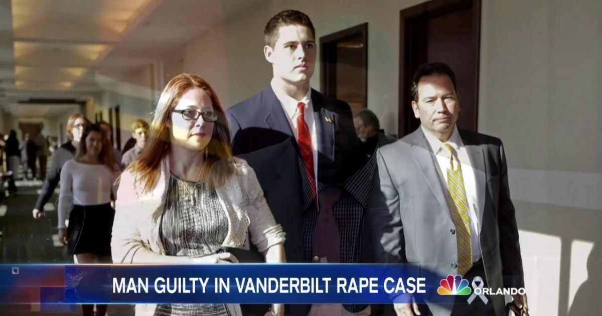 Former Vanderbilt University Football Player Found Guilty Of Rape