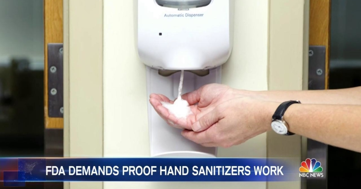 FDA Calls for Review of Safety, Effectiveness of Hand Sanitizers