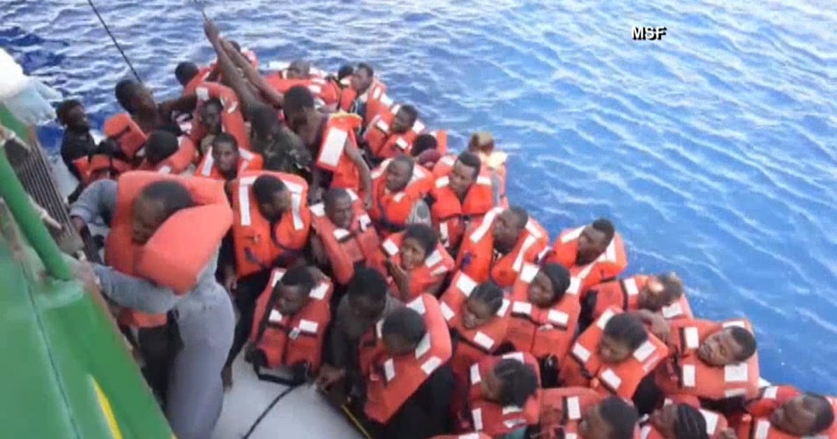 Aid Group Rescues Dozens of Migrants from Mediterranean Sea