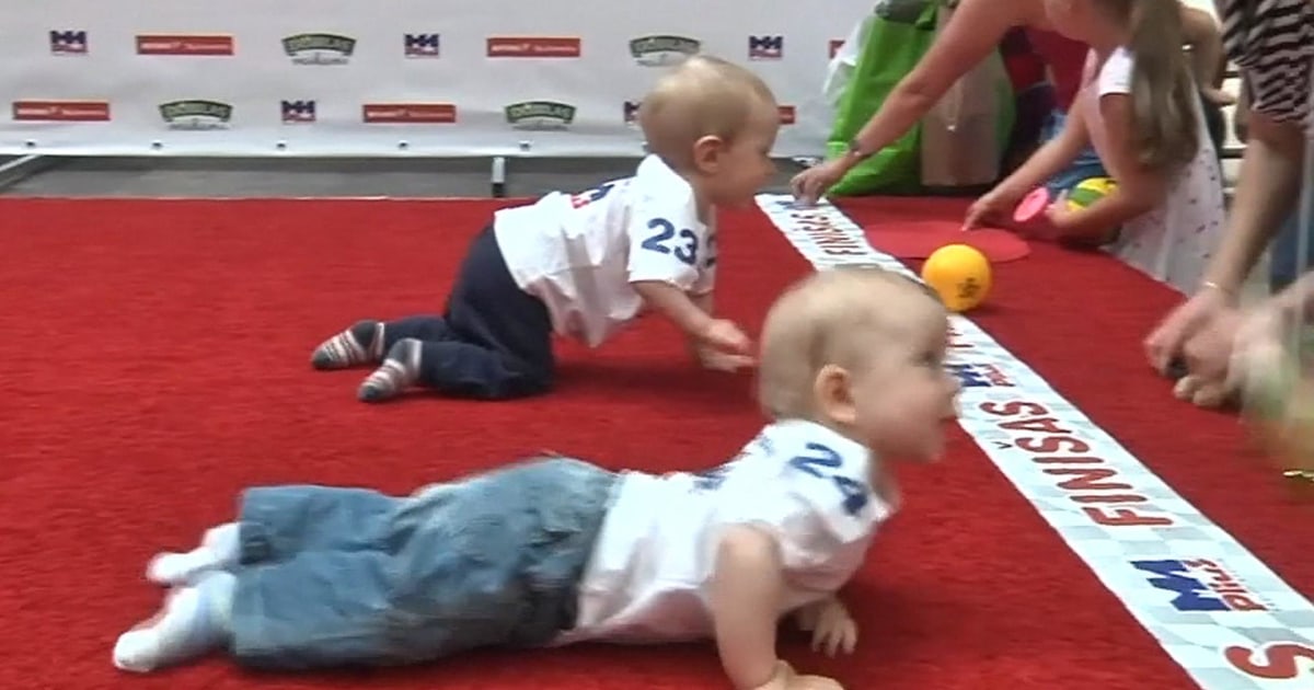 5-Yard Dash: Watch Lithuanian Baby Racing Contest