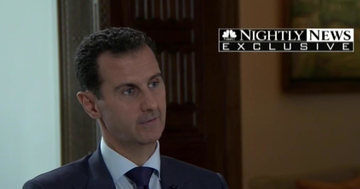 Syrian President Bashar Al-Assad Defends Record in Country’s Civil War