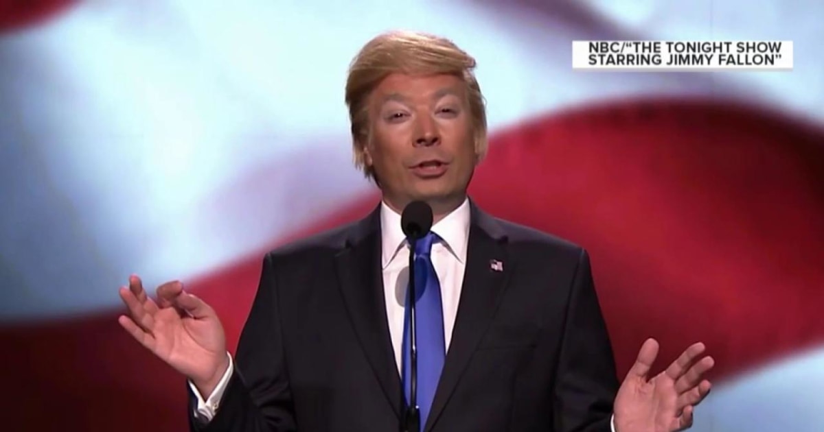 Jimmy Fallon Impersonates Donald Trump Mocks Melania Trump