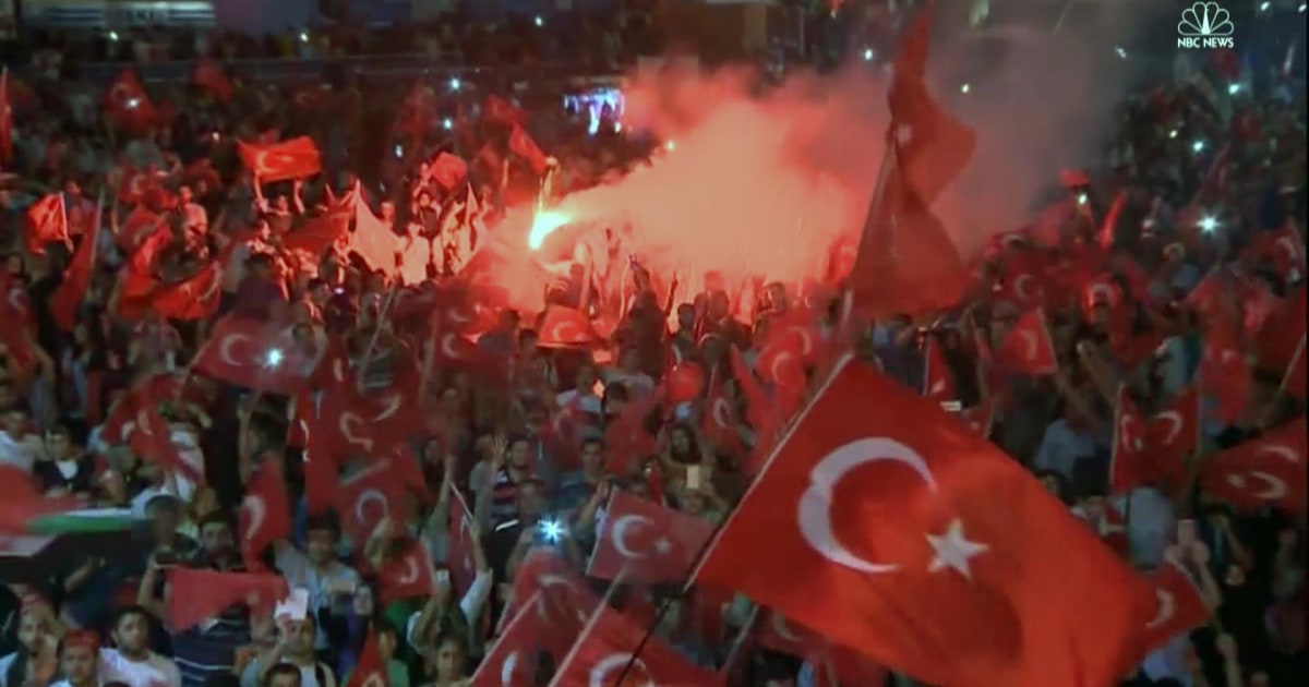 Turkey Rally Yesterday Thousands Attend Rally in Support of President Erdogan