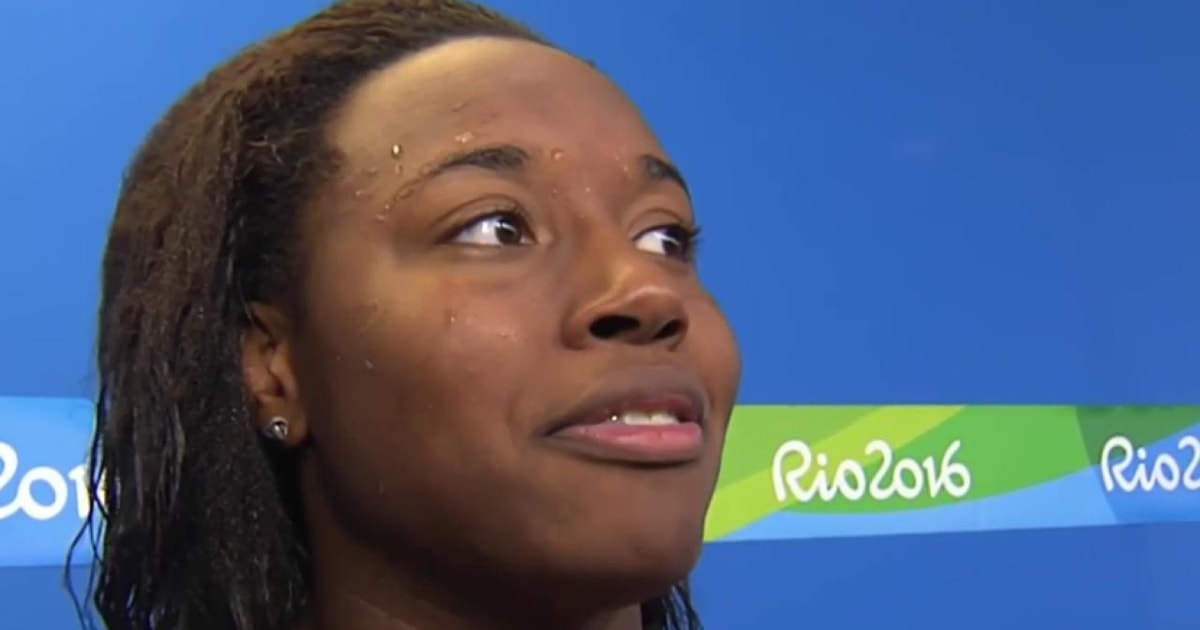 Simone Manuel on winning gold