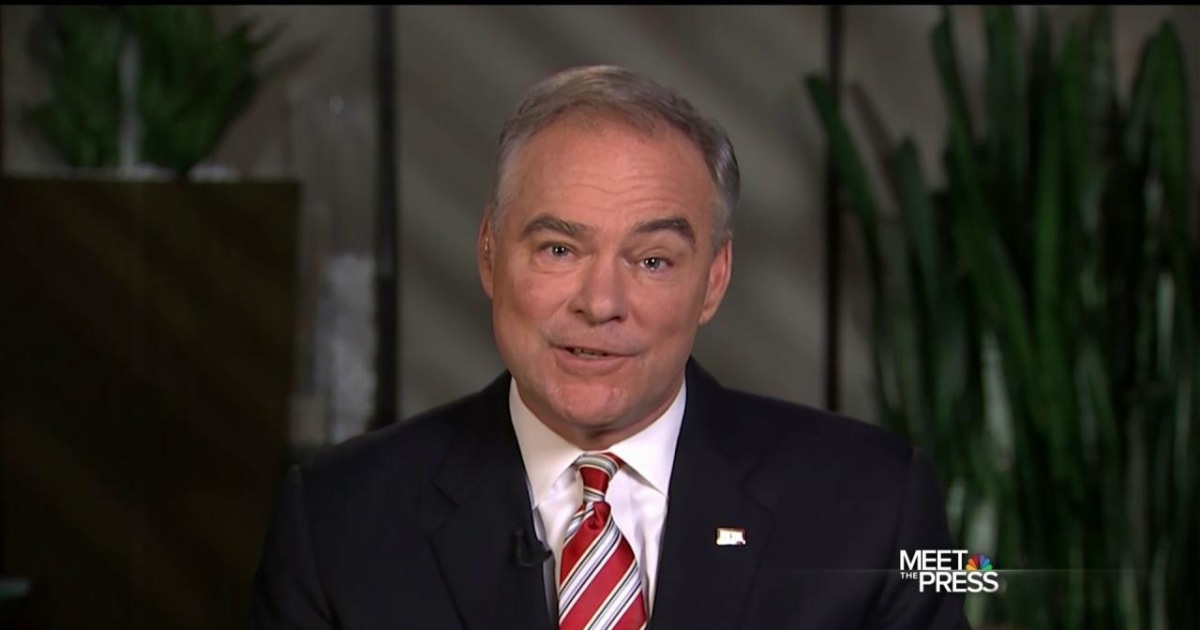 Full Interview: Sen. Tim Kaine Talks Hillary's Trust and Transparency