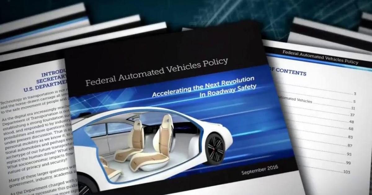 U.S. Government Issue Policies Regulating Self-Driving Cars