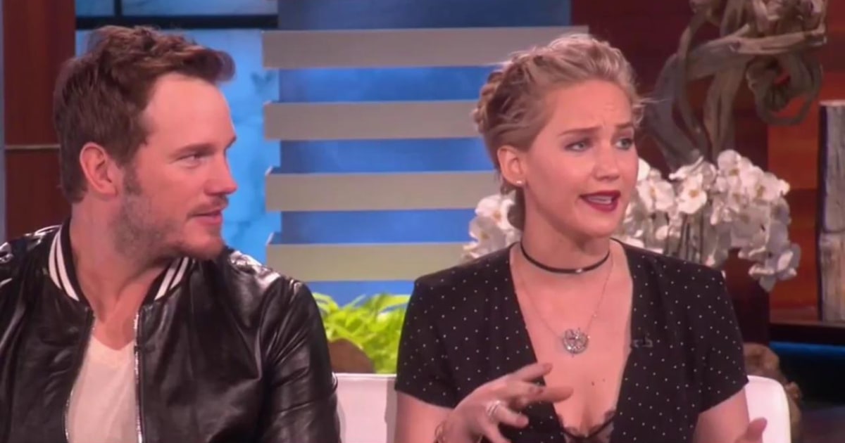 Jennifer Lawrence: Chris Pratt, Anna Faris are ‘like a Nicholas Sparks novel’