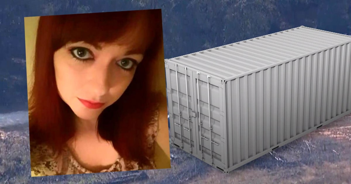 Woman missing for more than 2 months found alive, chained in storage container