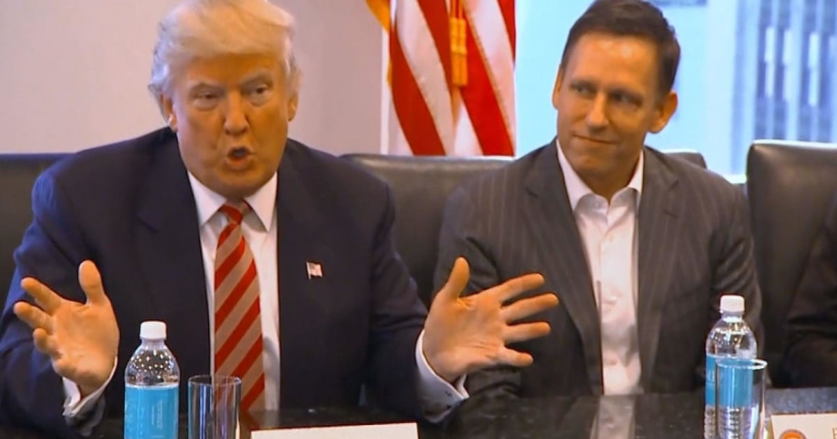 Trump Bezos Donald Trump Meets Bezos, Zuckerberg, other Tech Leaders at Trump Tower