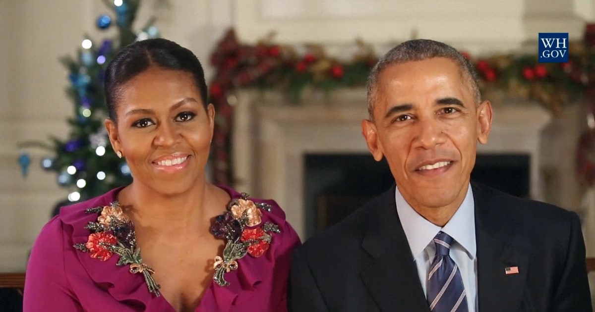 Watch the Obamas’ Final White House Holiday Message