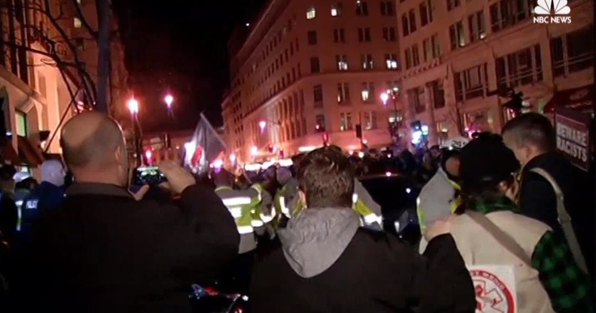 Anti-Trump Protesters Take to Streets