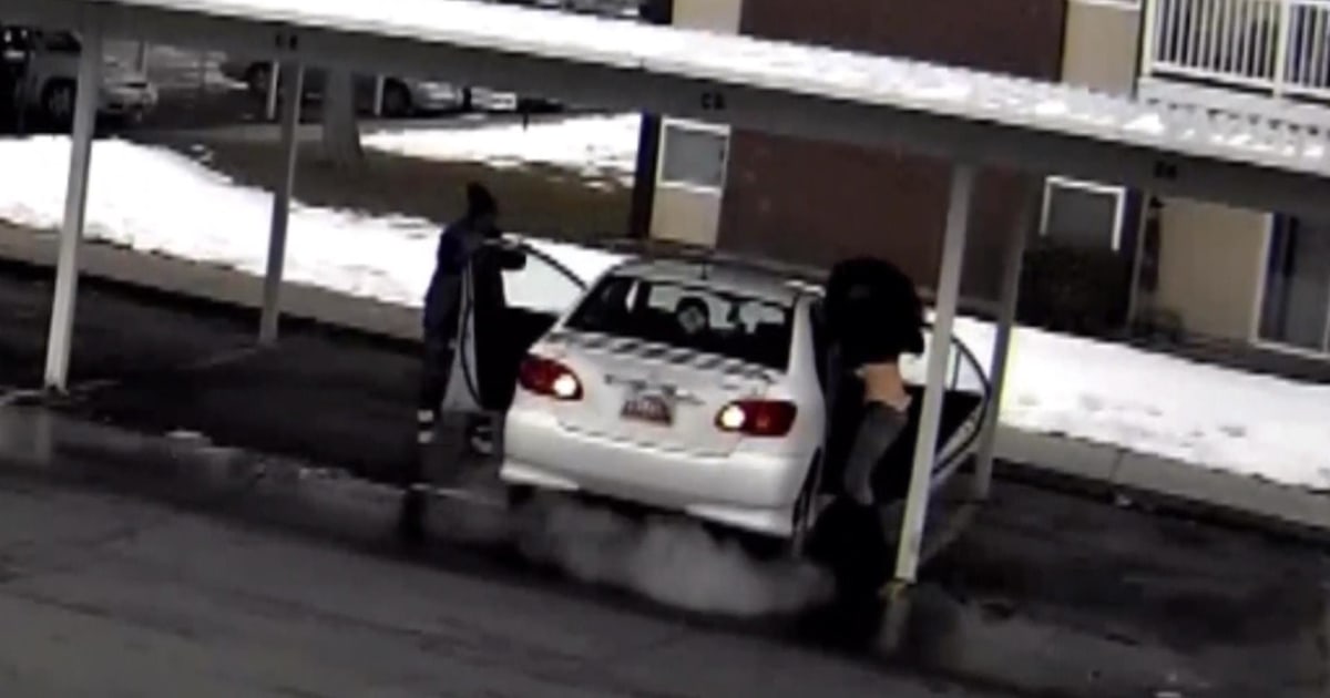 Man Steals Car With Young Children Inside