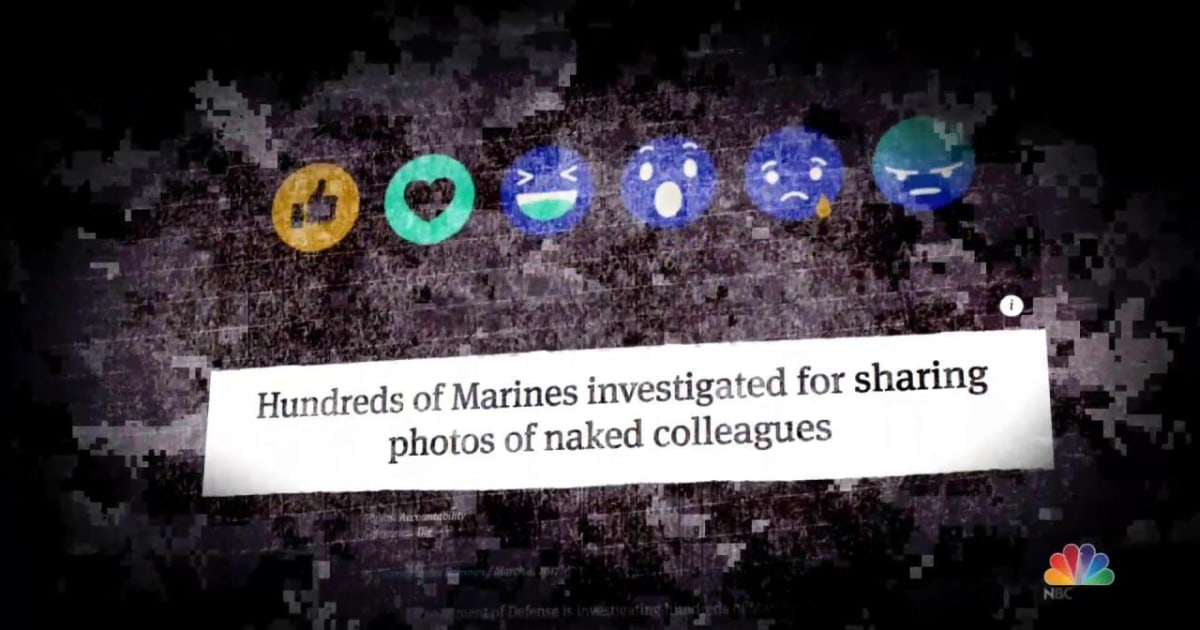 Marines allegedly shared hundreds of photos of naked 