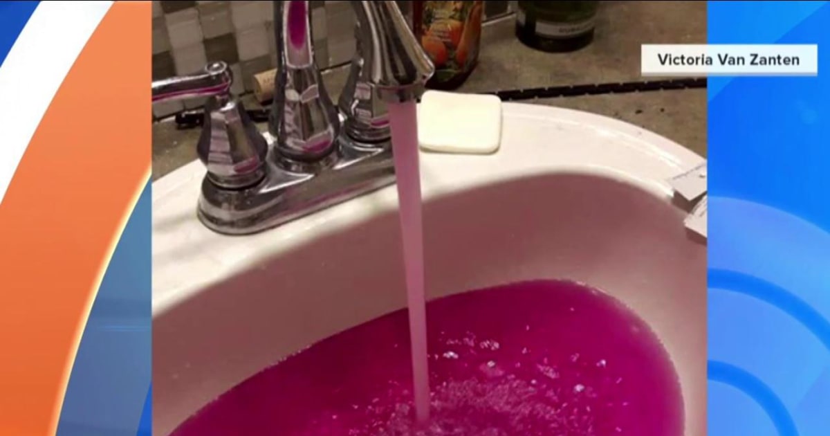 The reason why this entire Canadian town's water turned hot pink - CBS News