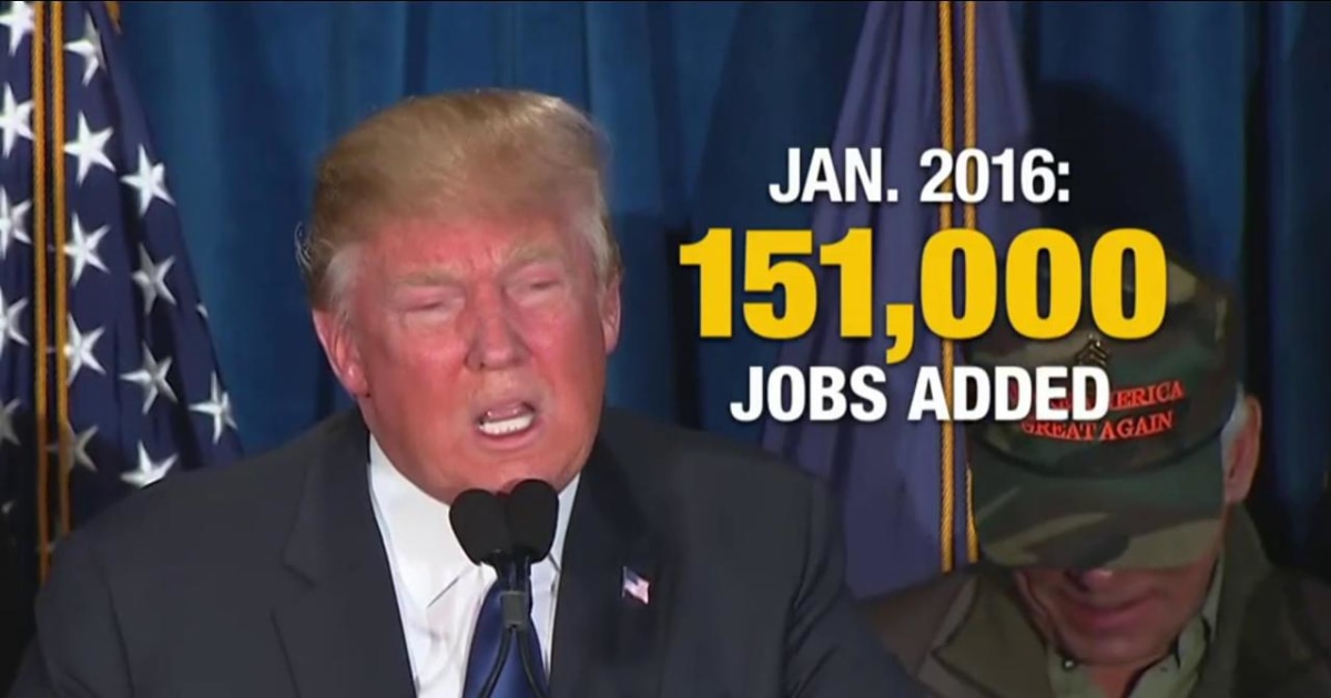 What Has Trump Said About Jobs Numbers In The Past?