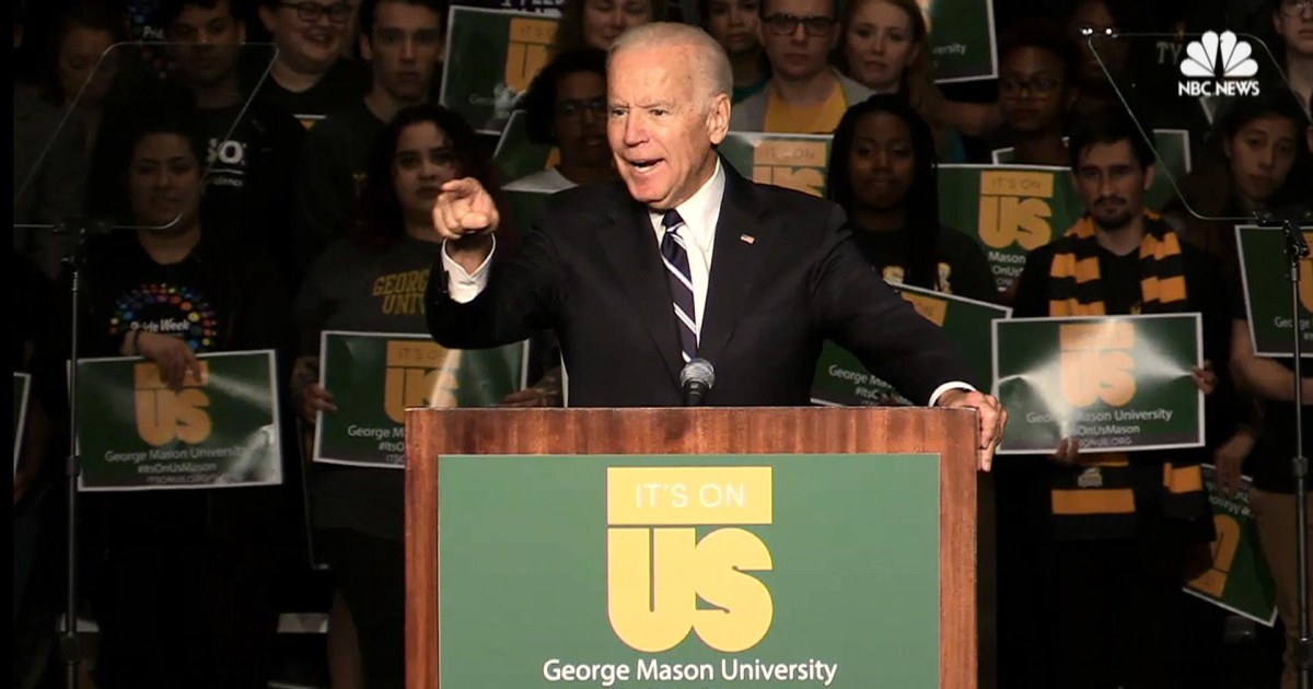 Biden to College Men: 'A woman Who’s Dead Drunk Cannot Consent. You are raping her'