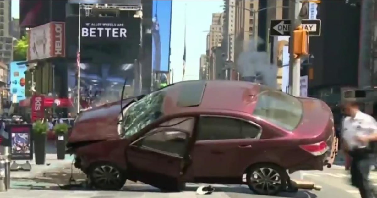 Times Square: 1 Dead, 22 Injured as Car Rams Pedestrians