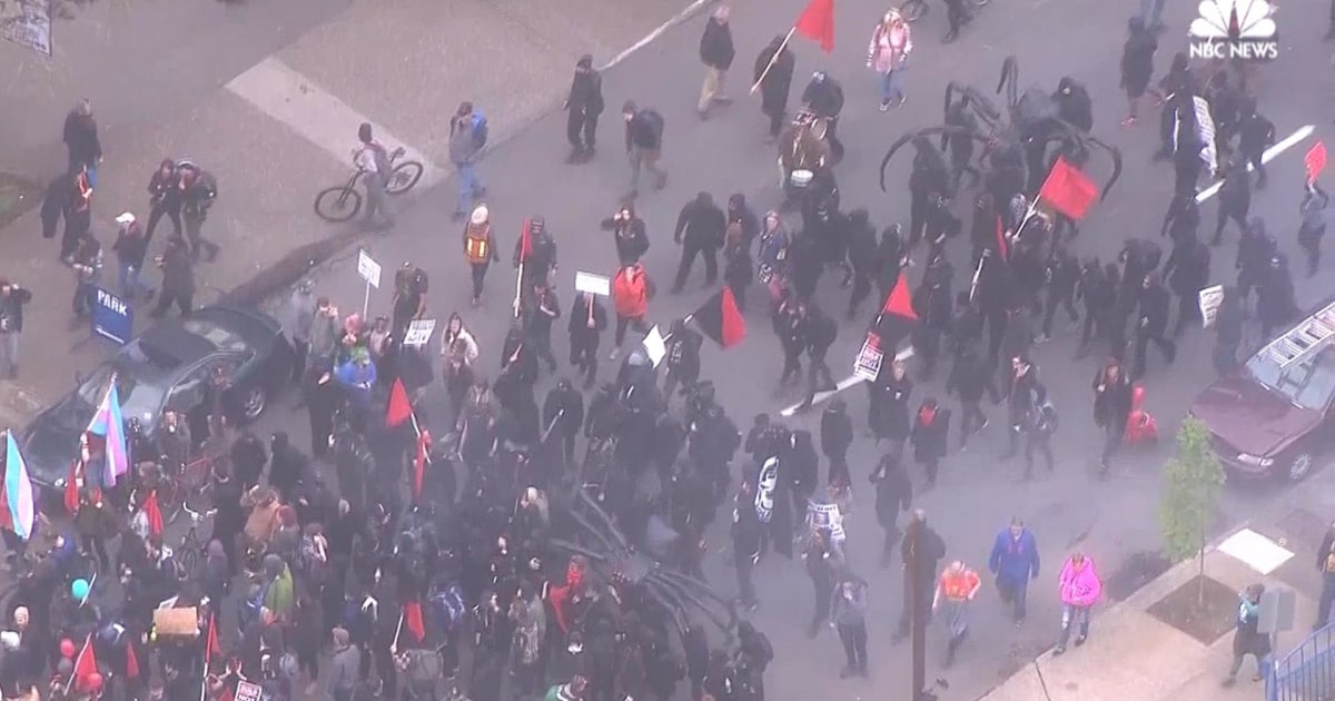 Portland May Day Protests Turn Violent