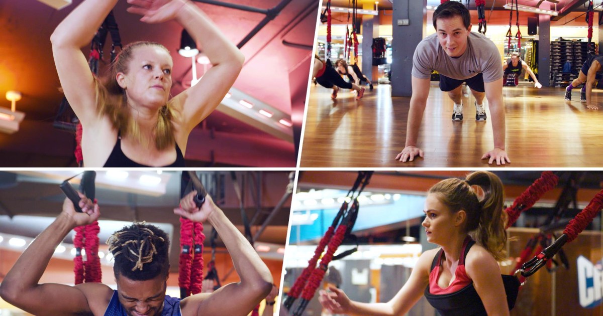 Crunch Fitness Gym Bungee Workout