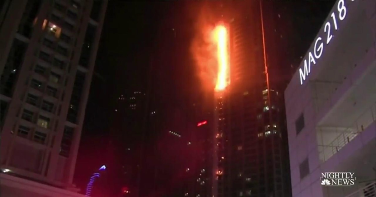 Large Fire Breaks Out At Dubai’s ‘Torch Tower’