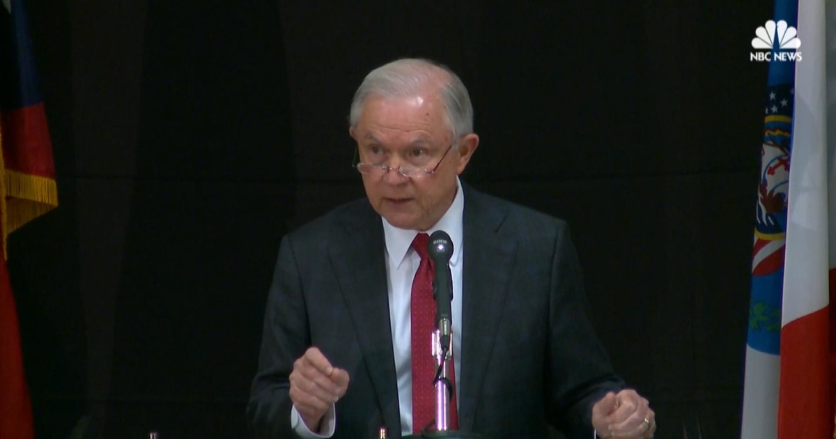Sessions Announces New DOJ Unit to Combat Opioid Fraud