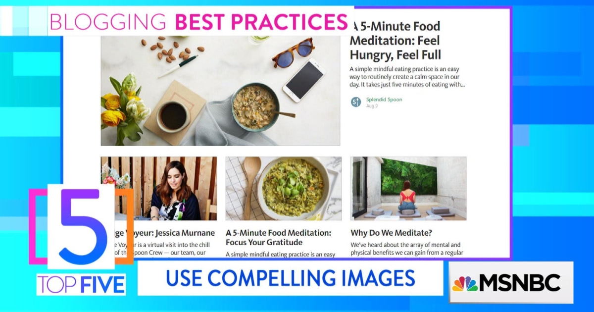 Five smart strategies you can use to create a successful blog.