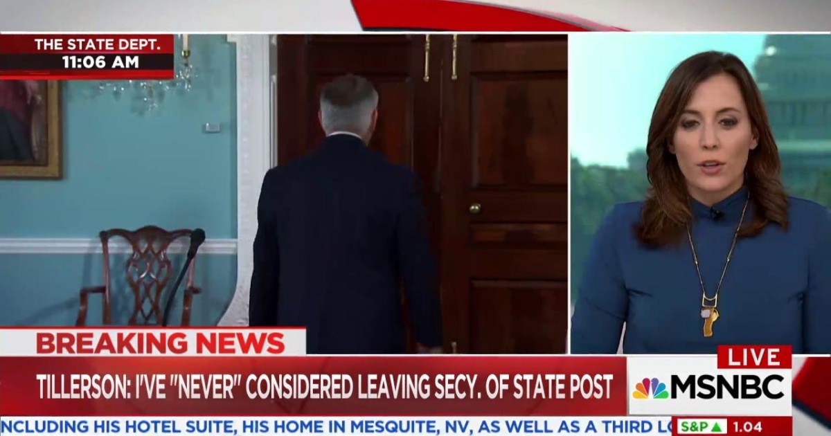 NBC Reporter Carol Lee Stands By Tillerson Reporting