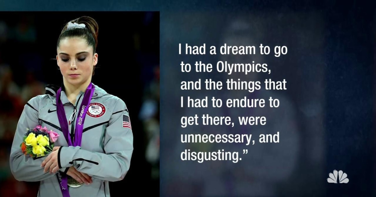Olympic Gymnast McKayla Maroney Says Team Doctor Molested Her at 13