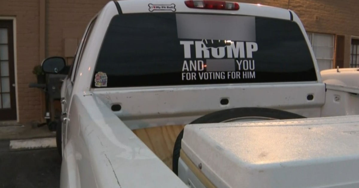 "F*** Trump" Sticker Draws Sheriff's Criticism