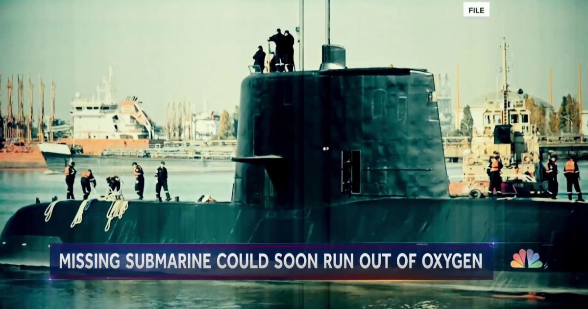 submarine missing