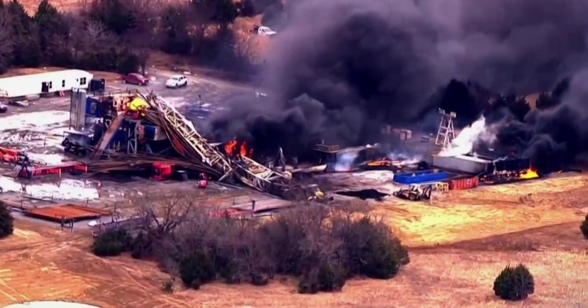 Frantic search for missing workers after oil rig explodes