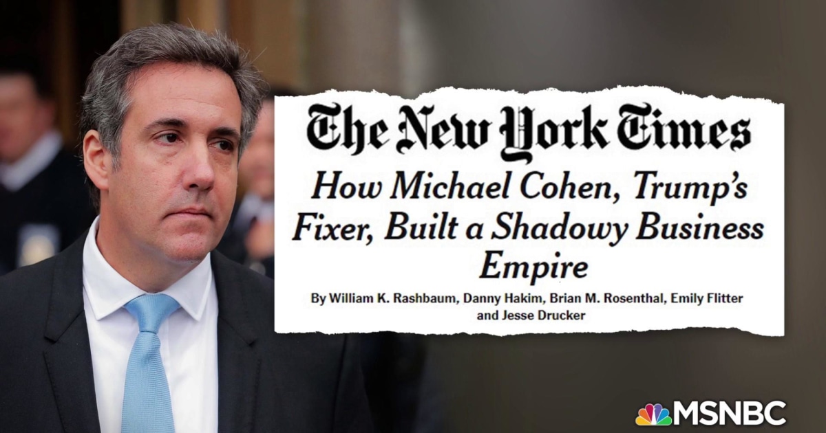 Sisters　Michael Cohen Michael Cohen's shady past comes to light, amid speculation he