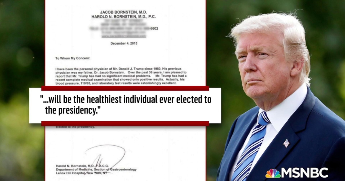 Curious similarities between Trump letter & Ronny Jackson news conference