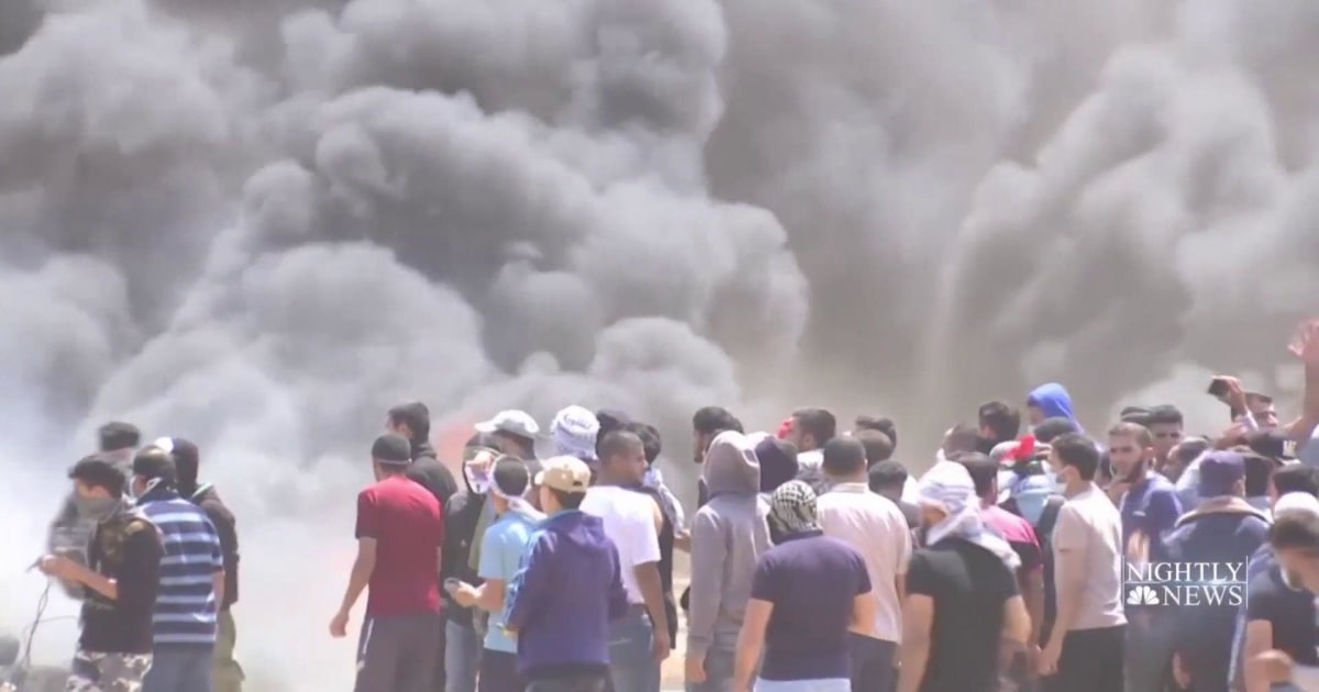 Dozens killed in Gaza as U.S. moves embassy to Jerusalem