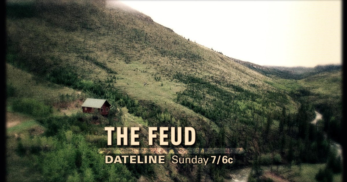 DATELINE SUNDAY PREVIEW The Feud