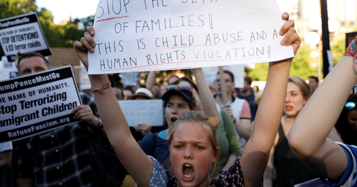 Protests against Trump's family separation policy held around the U.S.