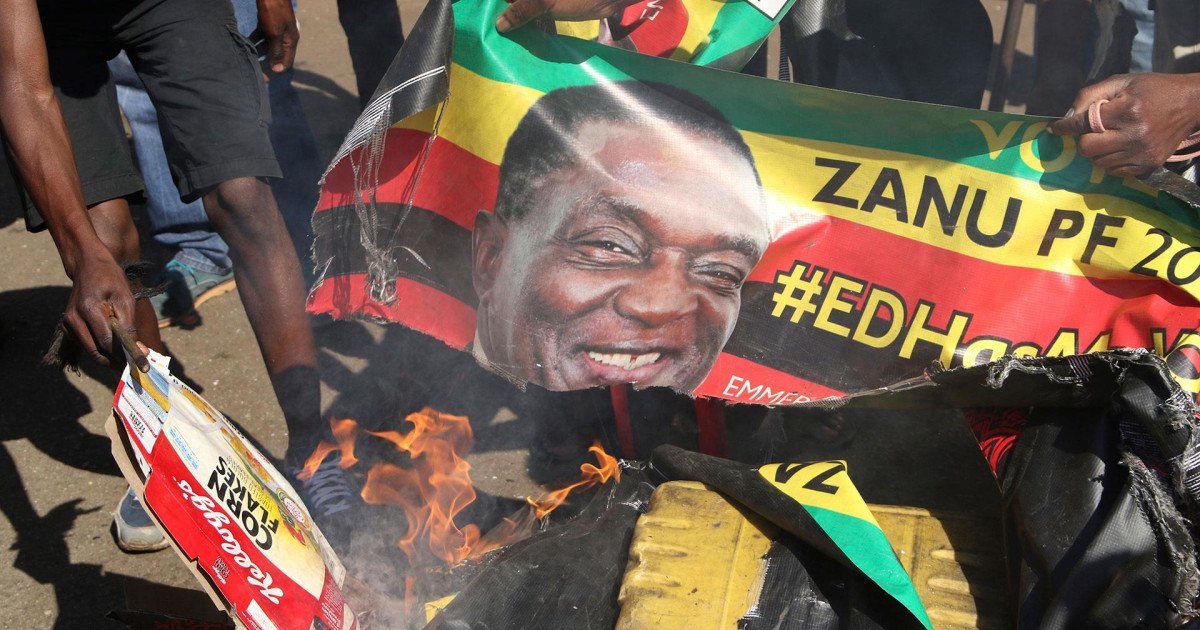 Zimbabwean Election Causes Military Clash With Opposition Protesters Zimbabwean Election Causes Military Clash With Opposition Protesters