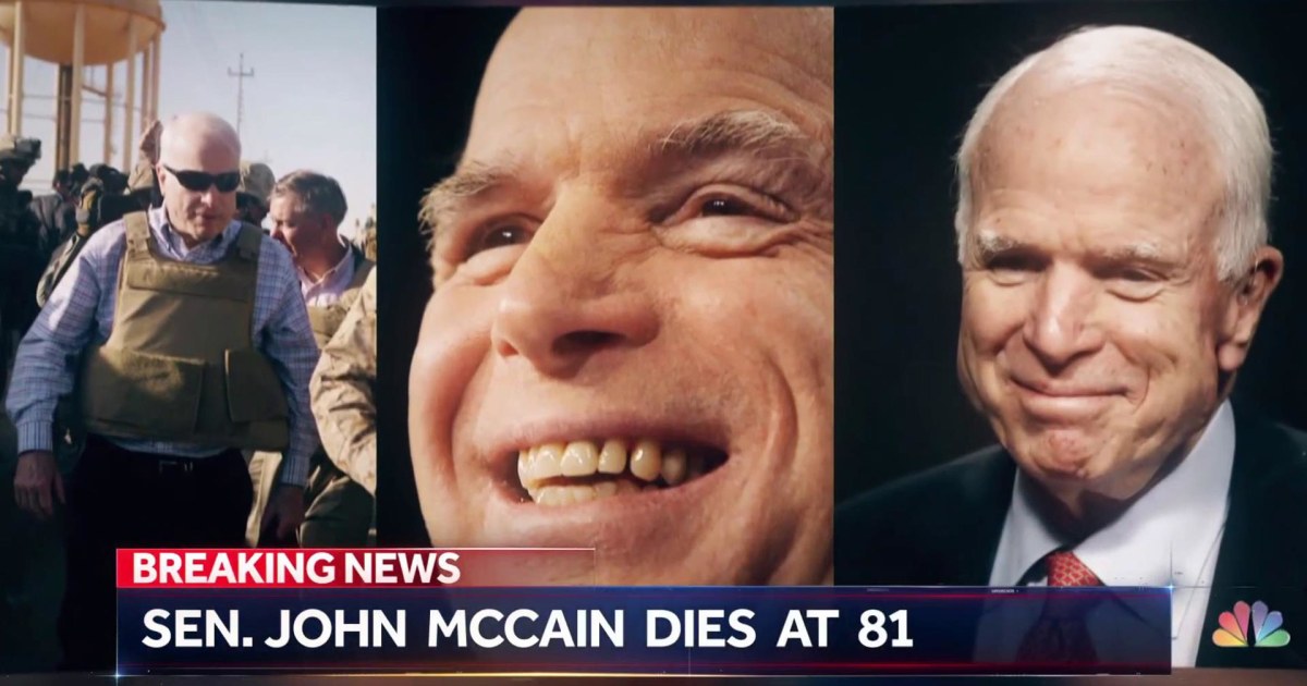 Sen. John McCain dies at 81