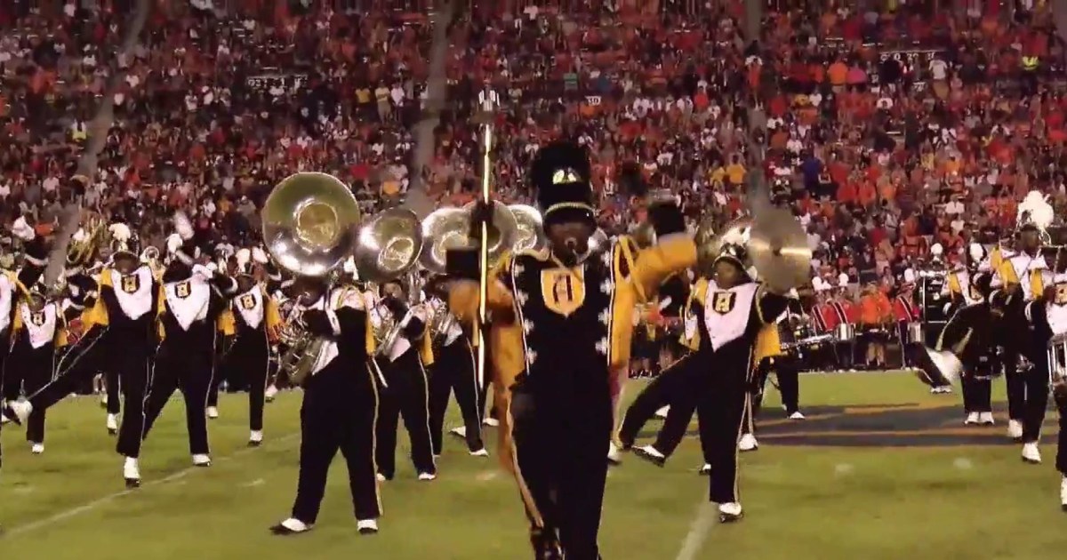 Alabama State University’s mighty marching band